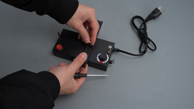 アンティーク　リボンカッター Watch Heat Cutting Ribbon Cutter Hot Ribbon Cutting Machine on